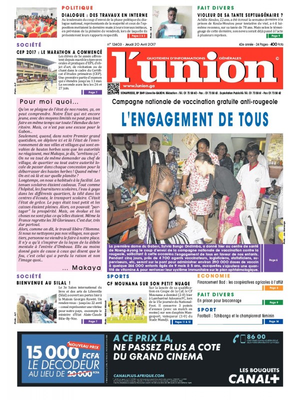 L'Union 20/04/2017