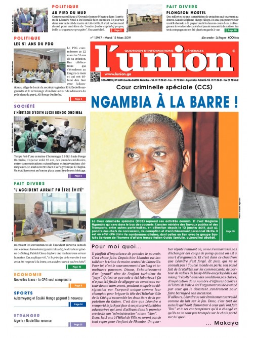 L'Union 12/03/2019