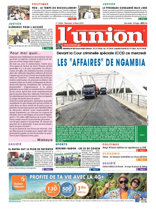 L'Union 13/03/2019