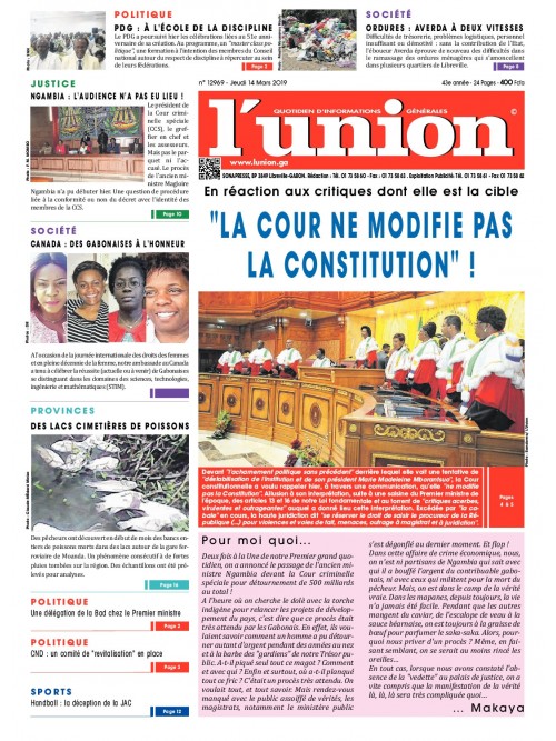 L'Union 14/03/2019