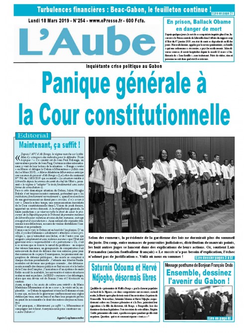 L'Aube 18/03/2019