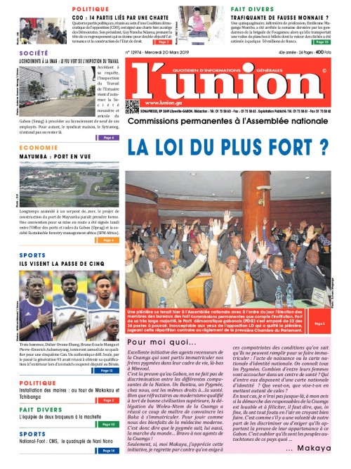 L'Union 20/03/2019