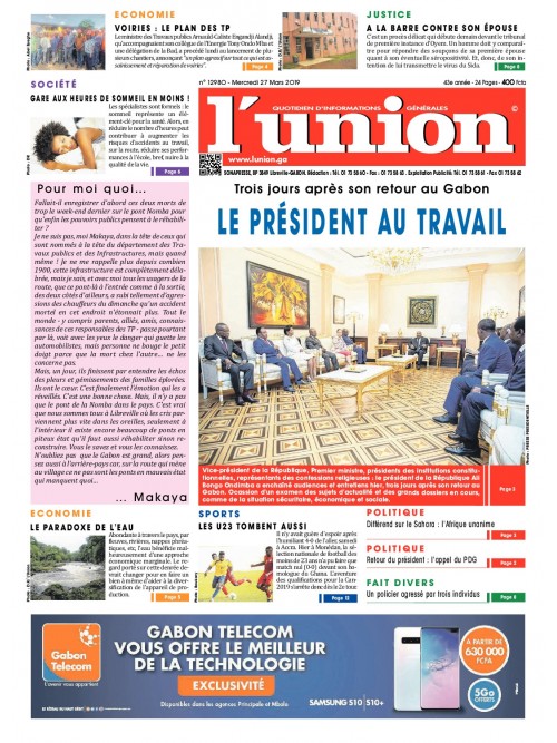 L'Union 27/03/2019