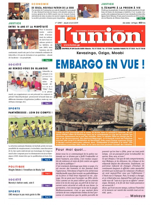 L'Union 04/04/2019