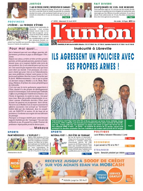 L'Union 10/04/2019