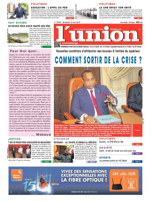 L'Union 12/04/2019