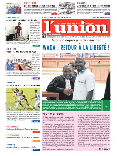 L'Union 13/04/2019