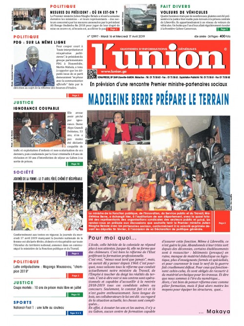 L'Union 16/04/2019