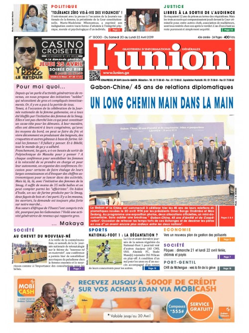 L'Union 20/04/2019