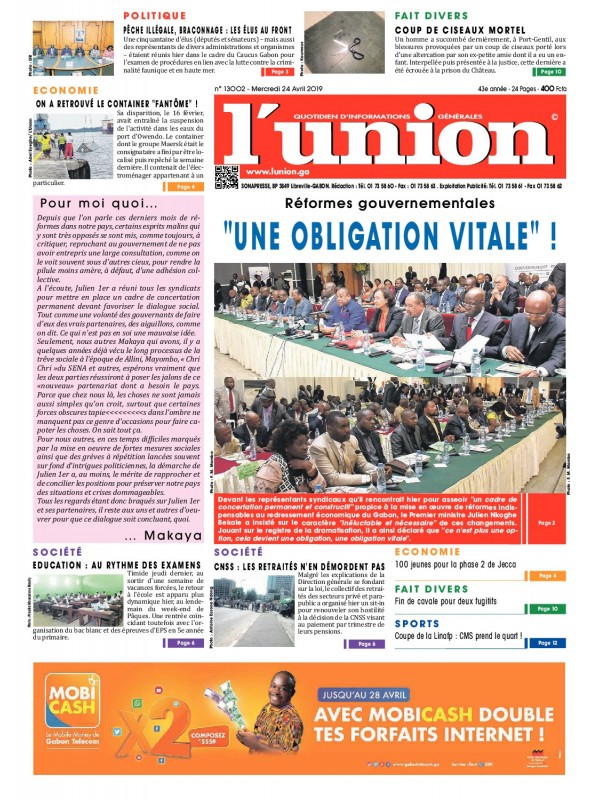 L'Union 24/04/2019