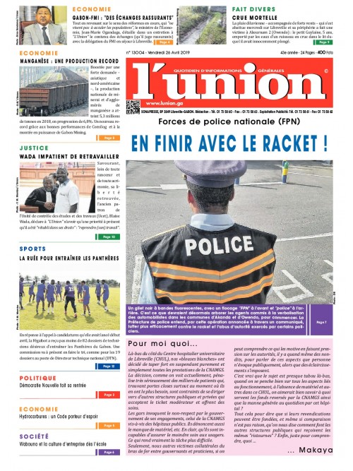 L'Union 26/04/2019