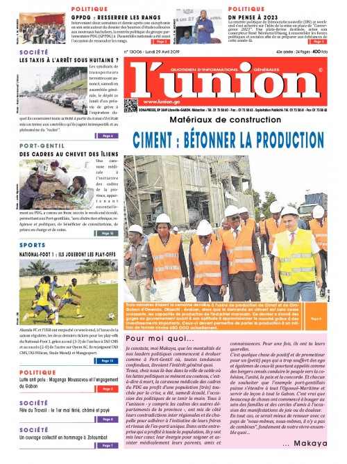 L'Union 29/04/2019