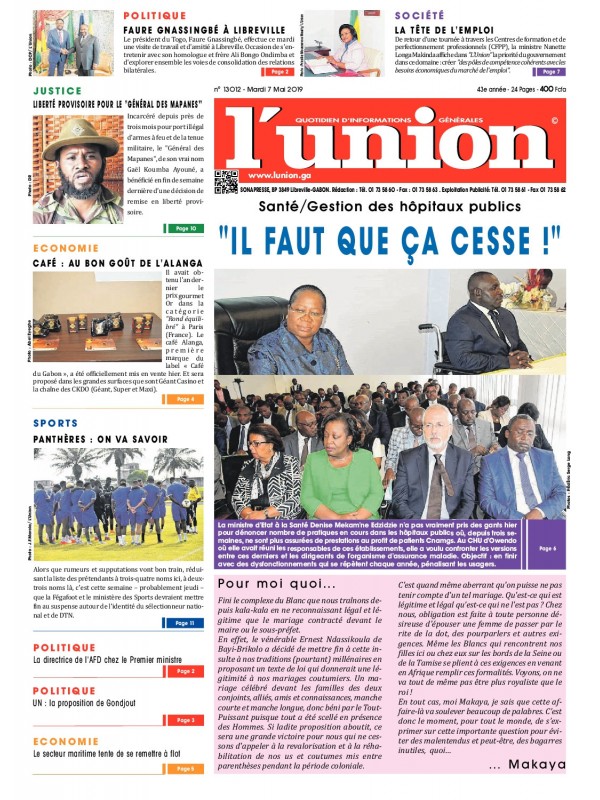 L'Union 07/05/2019