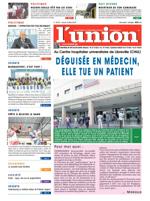 L'Union 13/05/2019