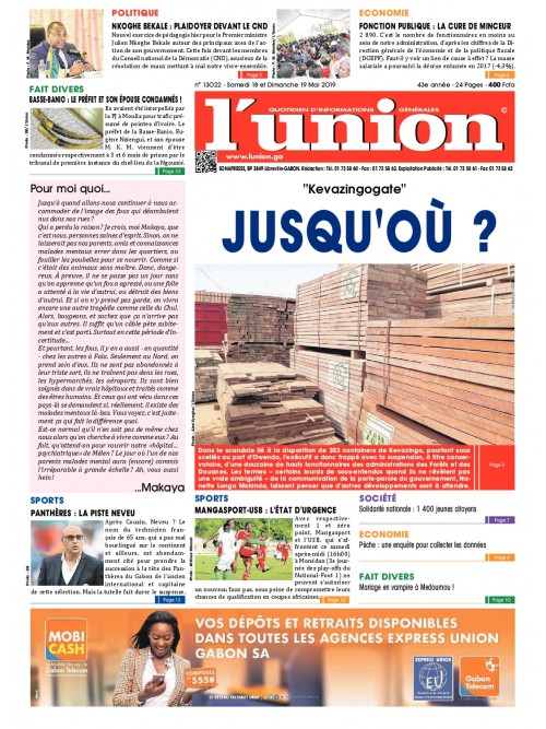 L'Union 18/05/2019