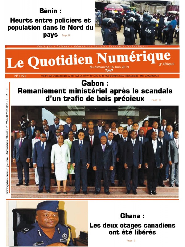 QUOTIDIEN NUMERIQUE D AFRIQUE
 16/06/2019