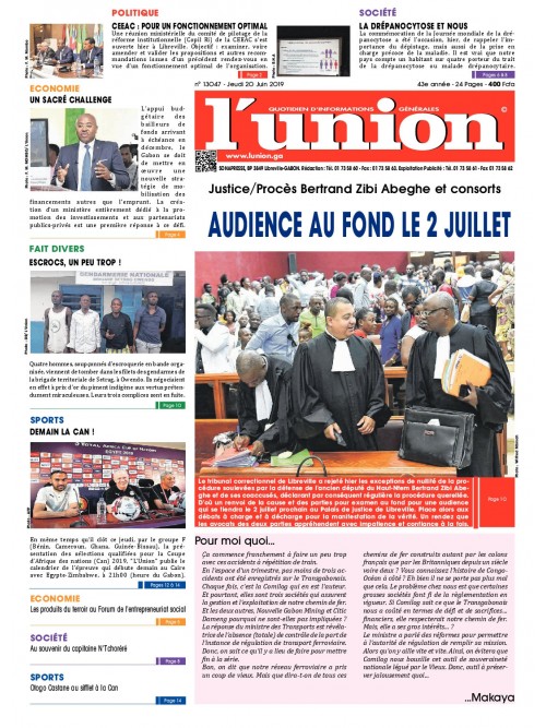 L'Union 20/06/2019