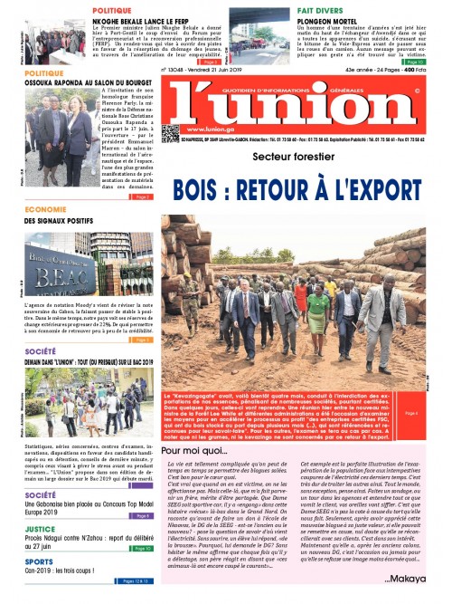 L'Union 21/06/2019