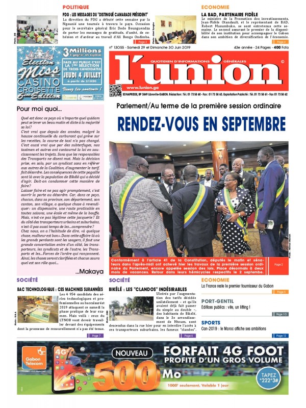 L'Union 29/06/2019