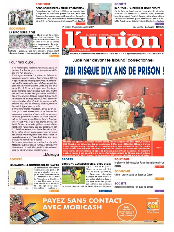 L'Union 03/07/2019