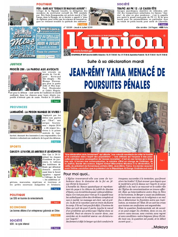 L'Union 04/07/2019