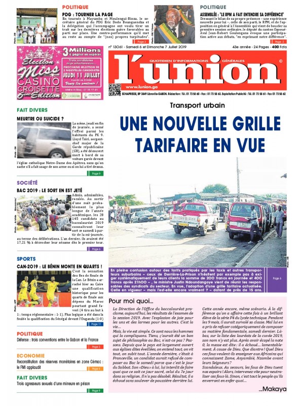 L'Union 06/07/2019