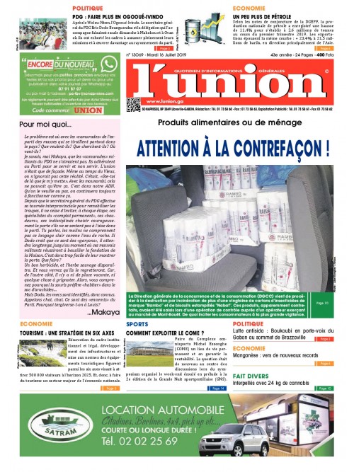 L'Union 16/07/2019