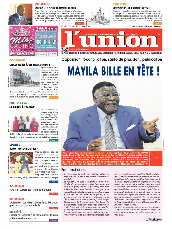 L'Union 25/07/2019