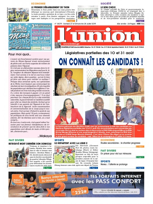 L'Union 27/07/2019