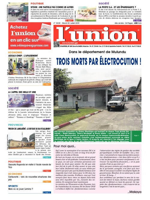 L'Union 30/07/2019