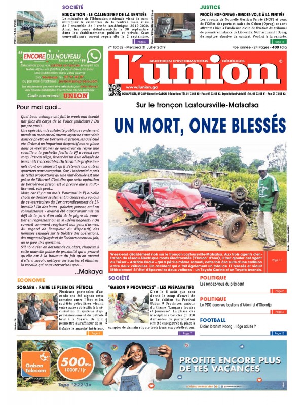 L'Union 31/07/2019