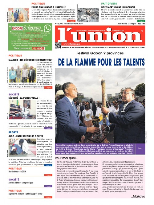 L'Union 09/08/2019