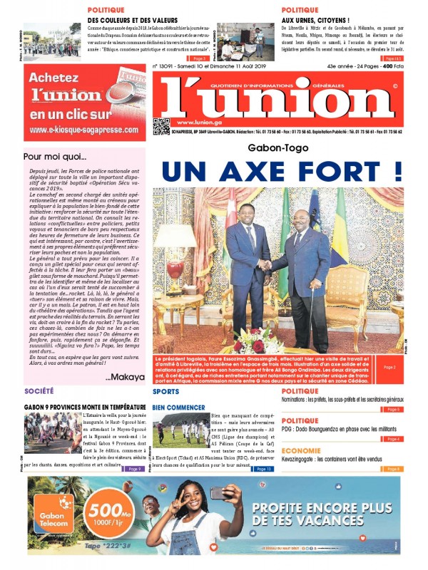 L'Union 10/08/2019