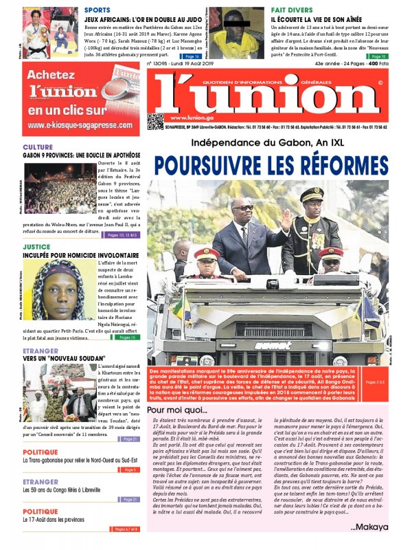 L'Union 19/08/2019