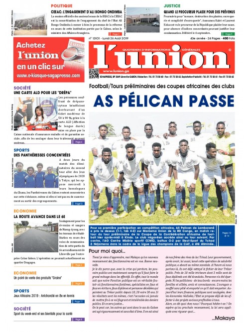 L'Union 26/08/2019