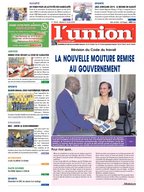 L'Union 27/08/2019