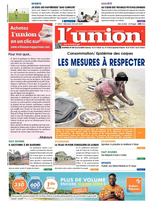 L'Union 28/08/2019