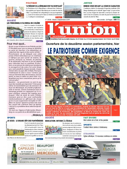 L'Union 03/09/2019