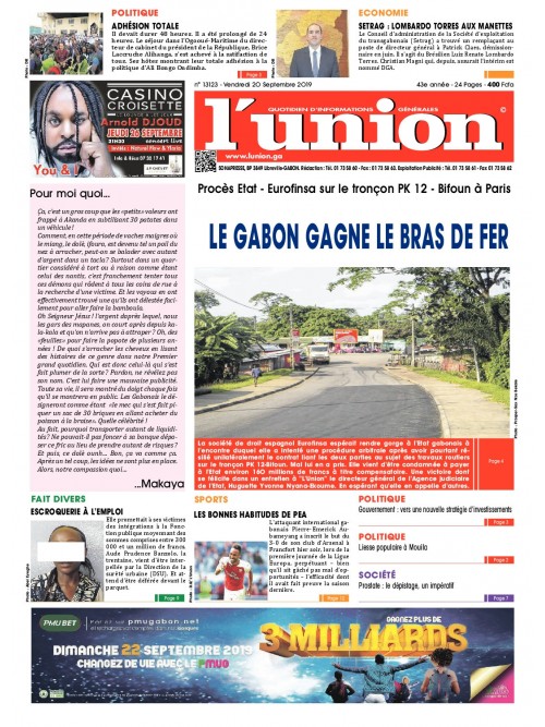 L'Union 20/09/2019