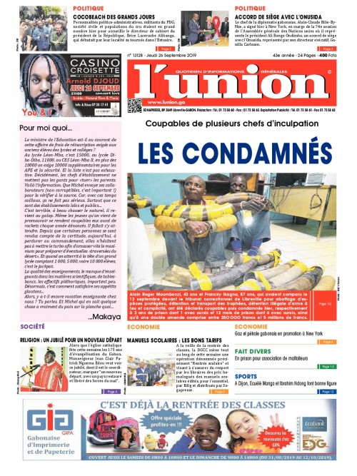 L'Union 26/09/2019