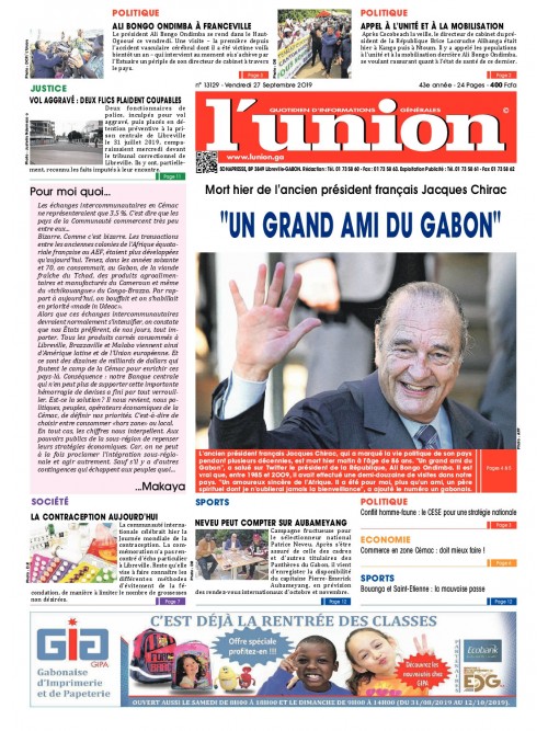 L'Union 27/09/2019