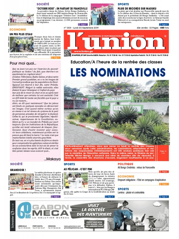 L'Union 30/09/2019