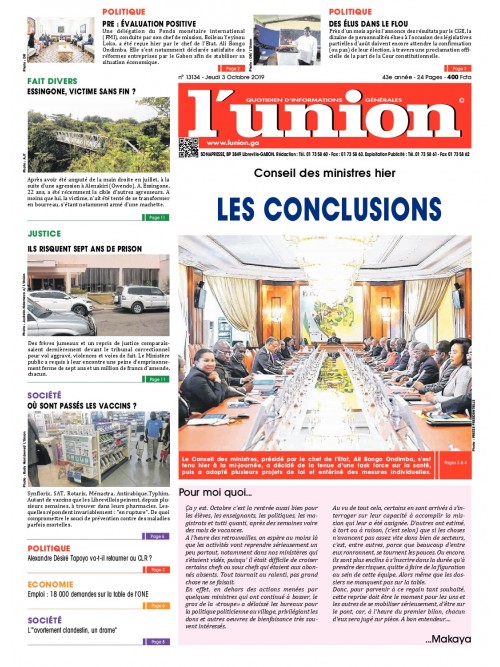 L'Union 03/10/2019