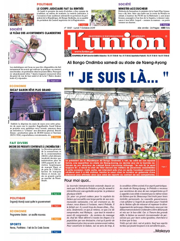 L'Union 07/10/2019