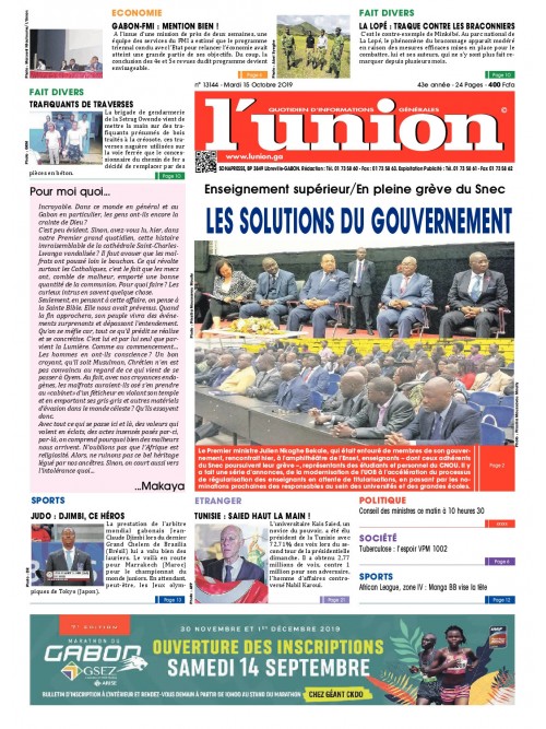 L'Union 15/10/2019