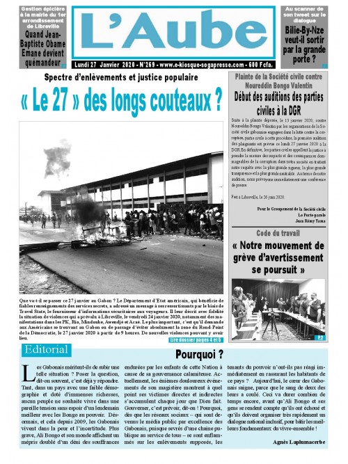 L'Aube 27/01/2020