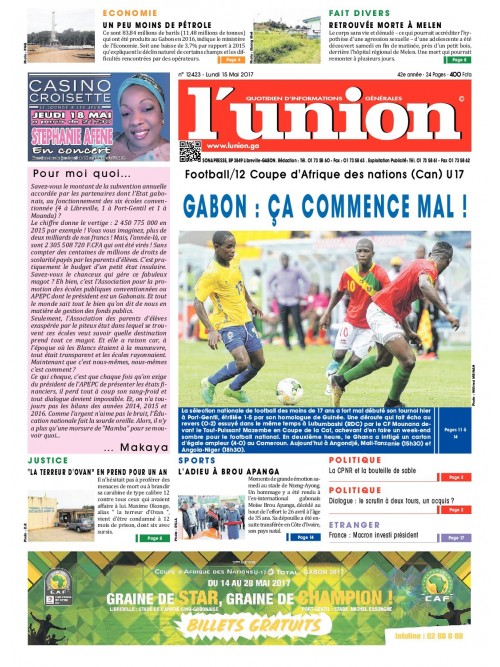 L'Union 15/05/2017