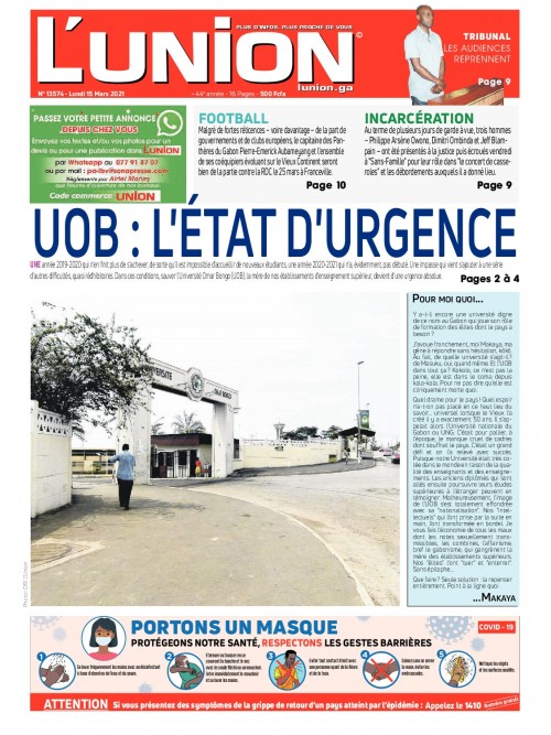 L'Union 15/03/2021