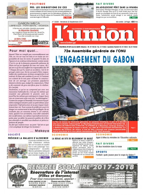 L'Union 22/09/2017