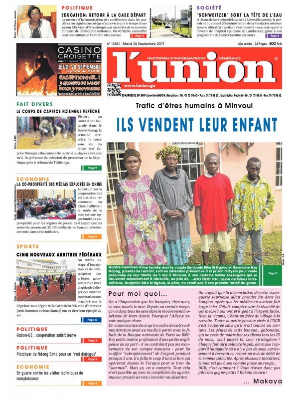 L'Union 26/09/2017